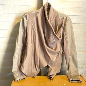 Blank NYC, Moto Jacket size medium, light tan, great condition, make an offer